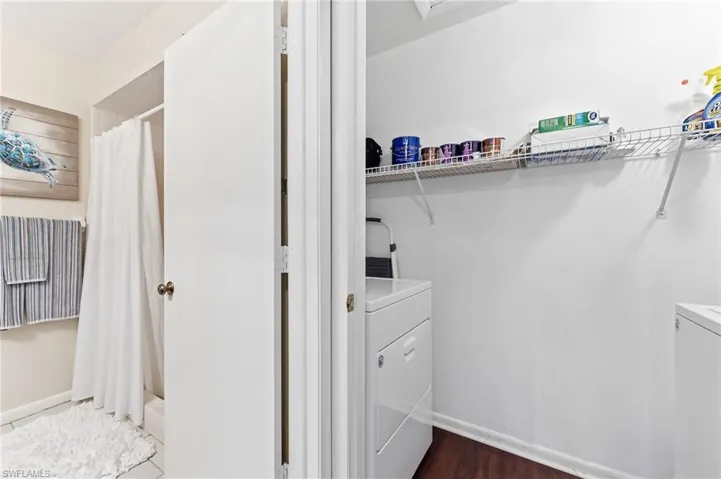 Laundry area with full-size washer and dryer