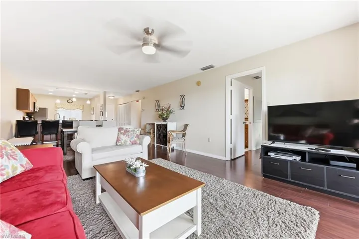 Living room with open concept