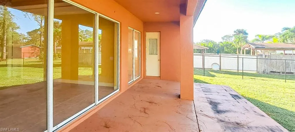 View of patio