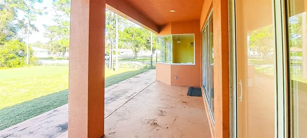 View of patio