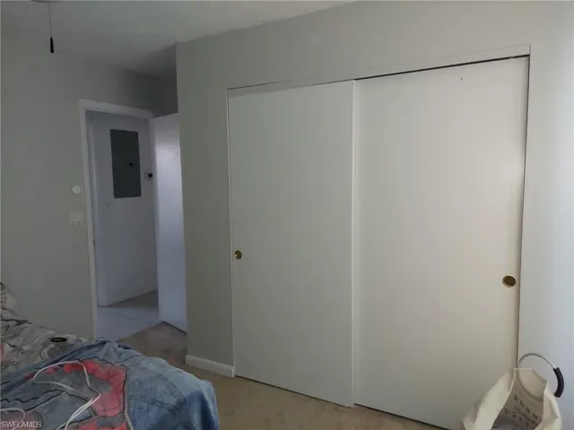 Bedroom with a closet