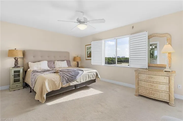 Overnight guest will love this top floor area featuring three bedrooms and two full baths.  The spacious bayside bedroom boasts gorgeous views of the bay, access to the upper level wrap-around lanai, and an en-suite bath with dual sinks and walk-in shower.