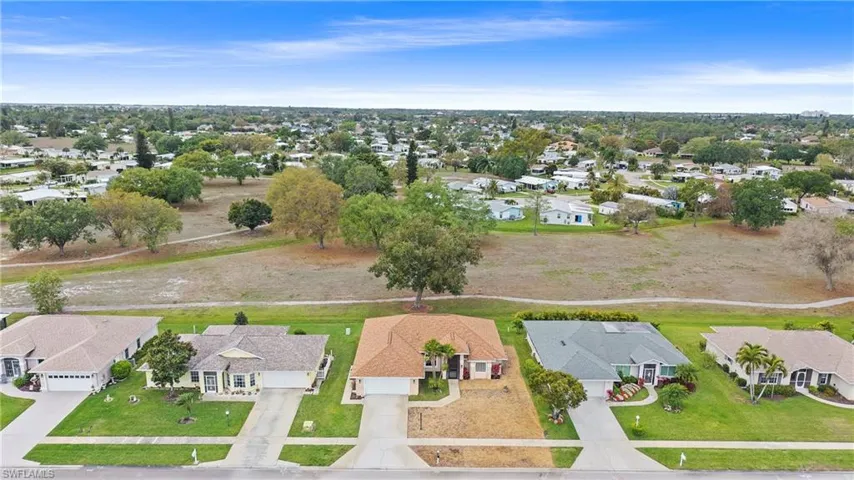 NEW SOD ON WAY!!! Aerial view of residential area