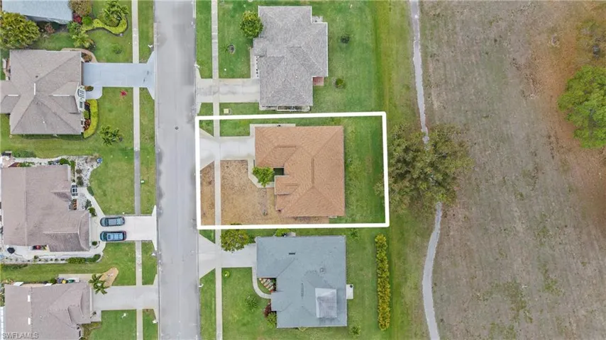 NEW SOD ON WAY!!! Aerial perspective of suburban area