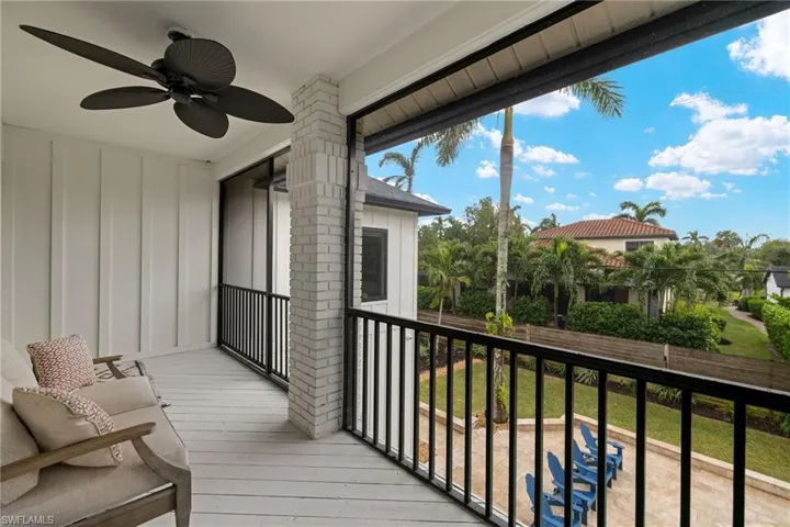 Screened balcony off Primary BR upstairs