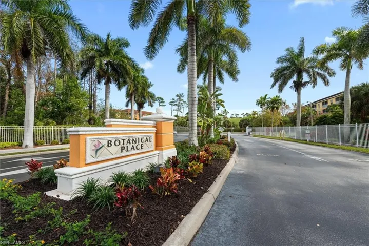 Gated community entrance.
