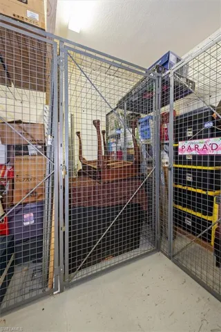View of storage area