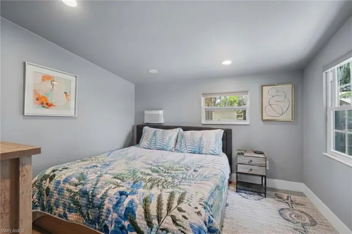 Guest House -ADU:  bedroom 1- virtually staged