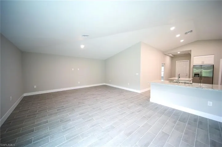 View From Dining Area Into The Oversized Living Room/Great Room!