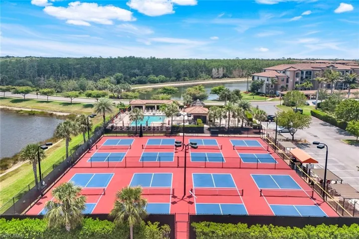 View of Pickle Ball Courts