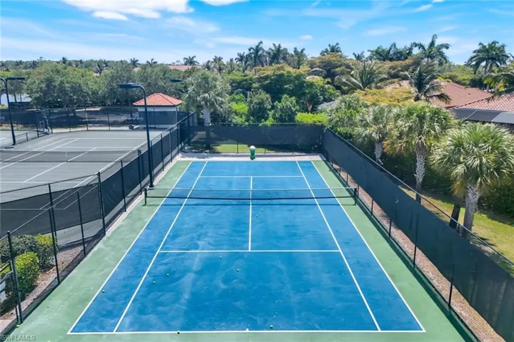 View of ball machine - Tennis Court