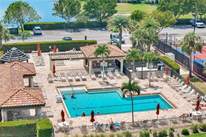 Satellite Pool featuring a patio area
