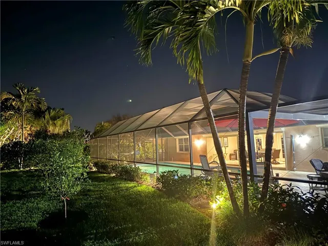 Night back of house