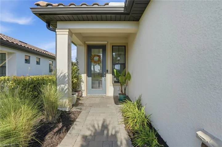 Exterior view of property entry.
