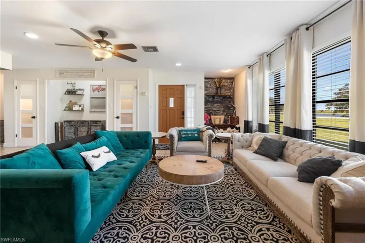 This living room is Comfortable and Cozy along with amazing views!