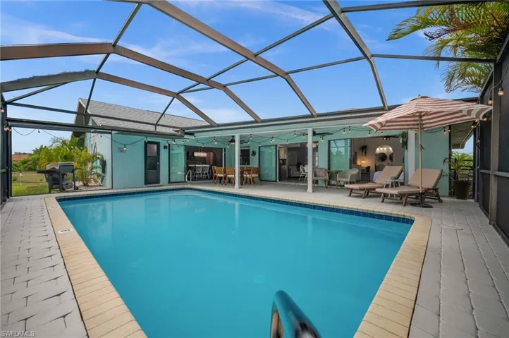 Huge Southern exposure pool for all day sun