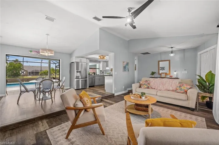 Living room with a view outside