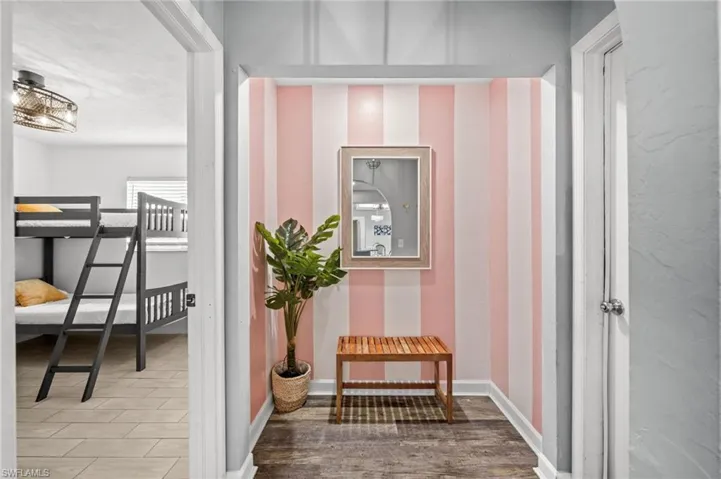 Hallway to the 3rd bedroom