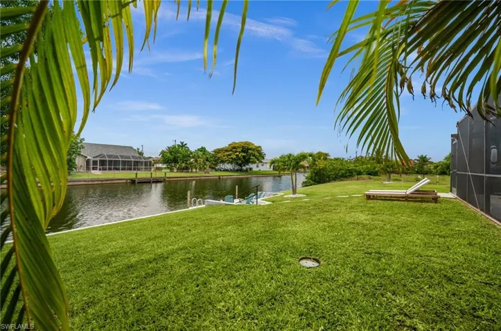 Look at the huge waterfront yard!