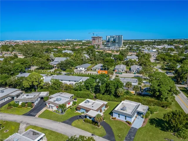 Aerial overview of property's location