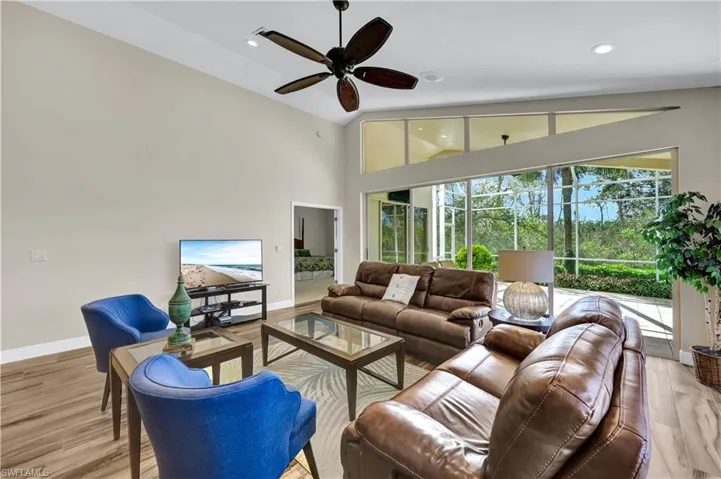Relax and enjoy the view of the nature preserve from the living, dining, kitchen AND primary bedroom.