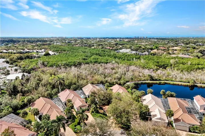 Aerial view of the Lost Lake neighborhood.
