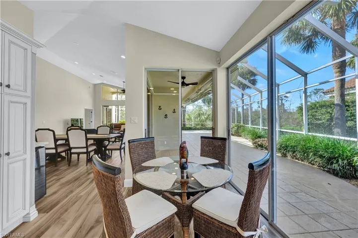This breakfast nook is the perfect spot to enjoy your morning coffee.