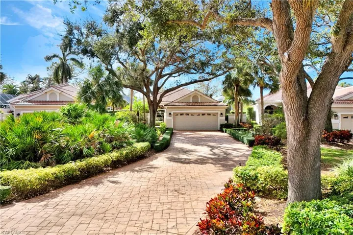 Enjoy the vibrant landscaping.