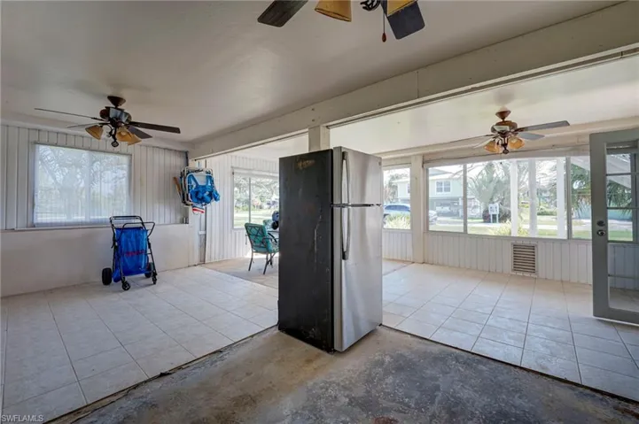 Sunroom under home