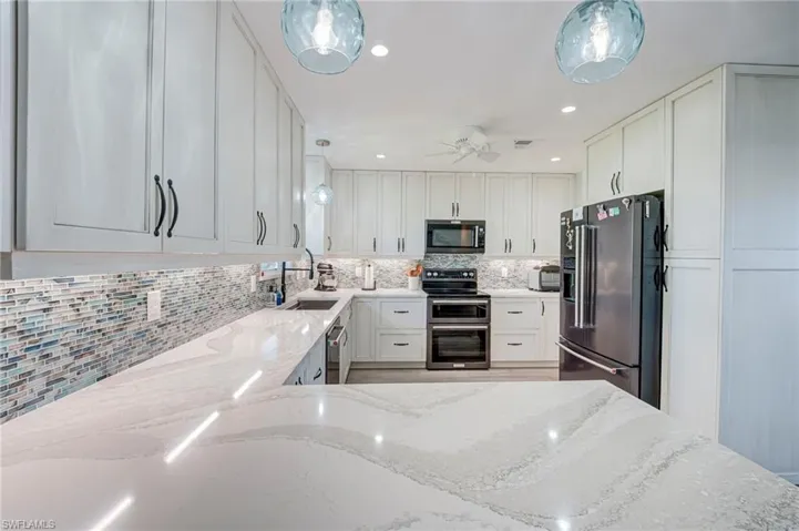 Kitchen view from dining area