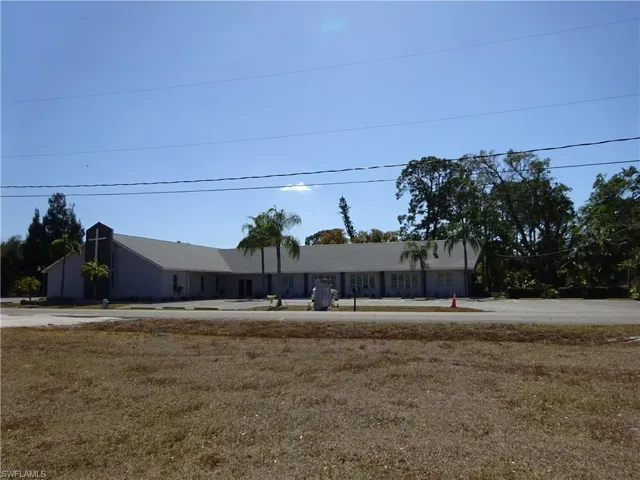 View of front of Church