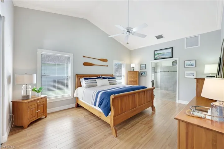 Master bedroom suite