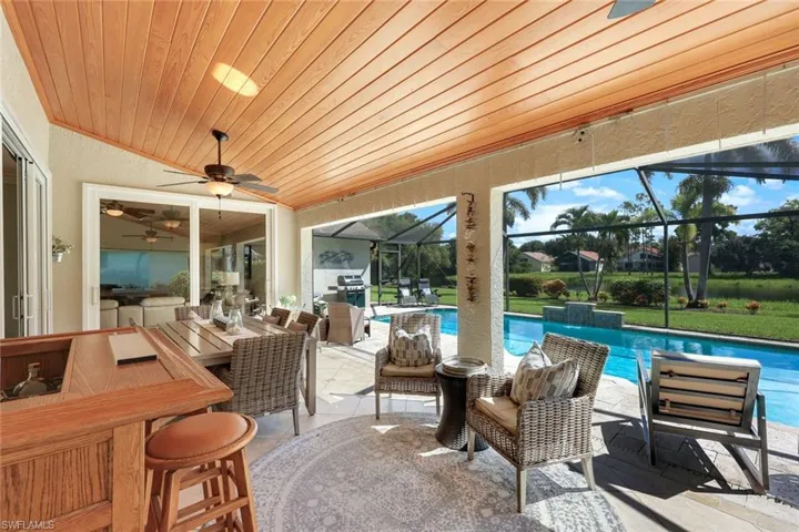 Lanai is protected by electric storm shutters