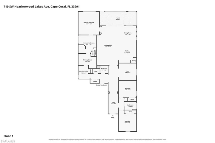 719 Heather Lake Ave, Cape Coral, Florida 33993