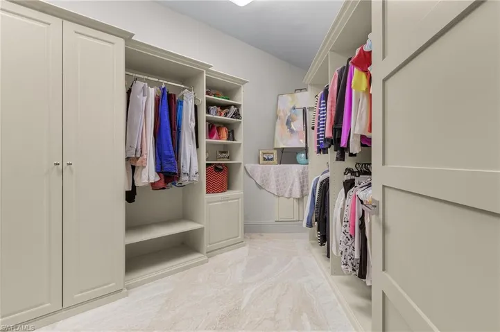 View of spacious closet