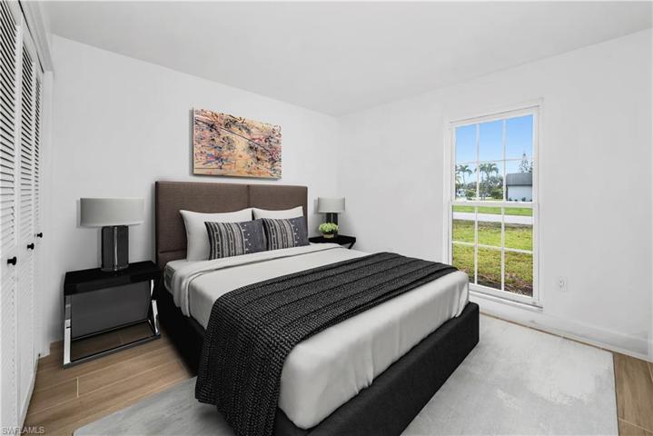 Virtually Staged Bedroom