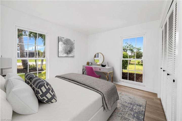 Virtually Staged Bedroom