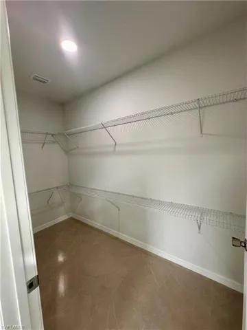Spacious closet