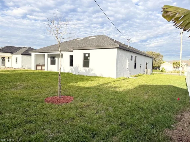 Rear view of property