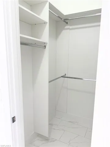 Spacious closet