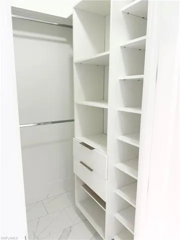 Spacious closet