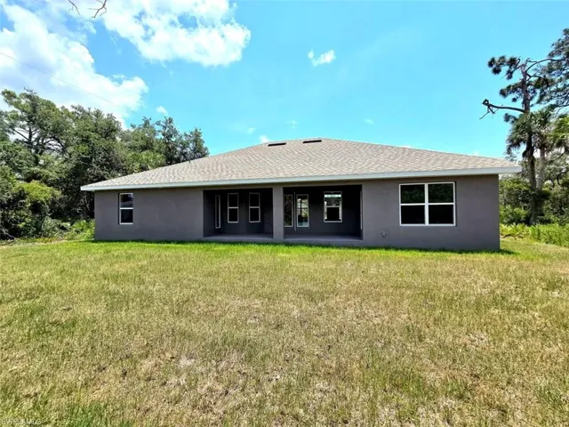 Rear view of property