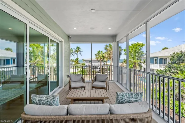 Balcony with views of Gulf. virtually edited photo