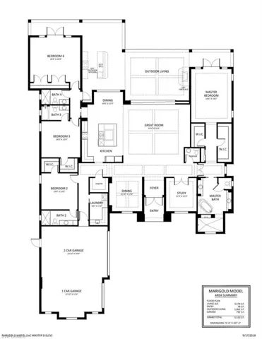 View of floor plan / room layout