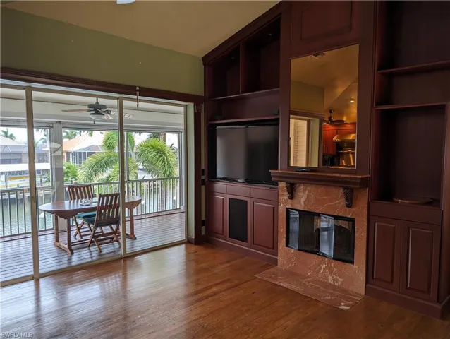 Living Room with Fireplace