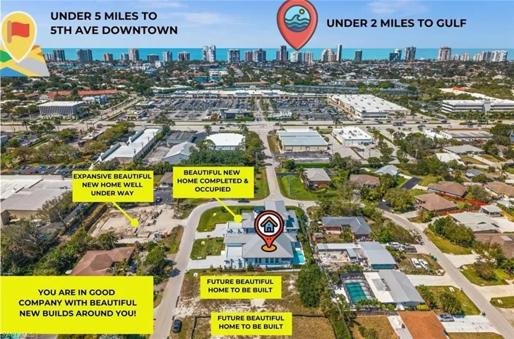 Drone / aerial view of skyline