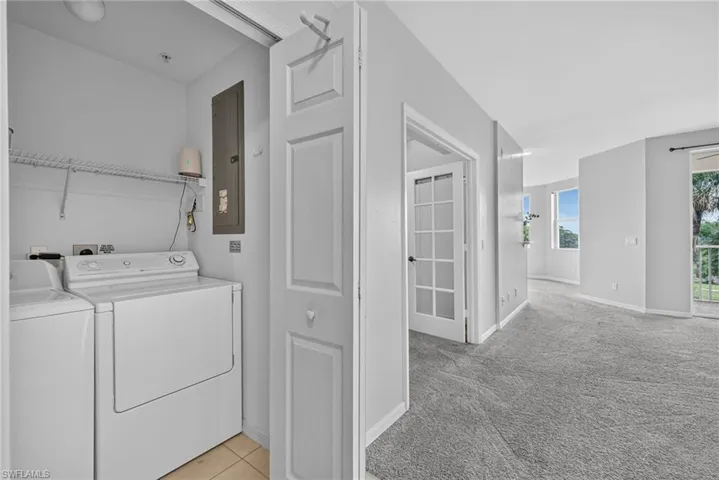 Indoor Laundry that can be closed when not in use
