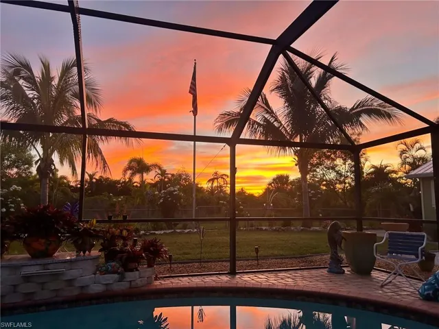 Enjoy amazing sunsets every evening
