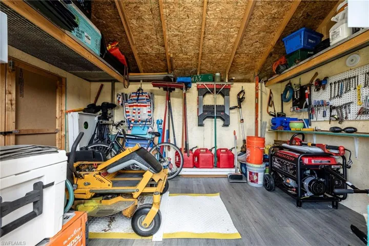 Great storage in the shed