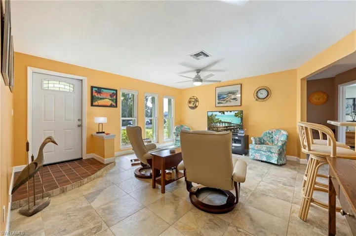 Entry & living room